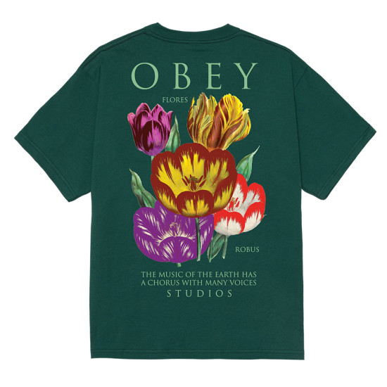 Obey Ανδρική κοντομάνικη μπλούζα Flores Robus Tee